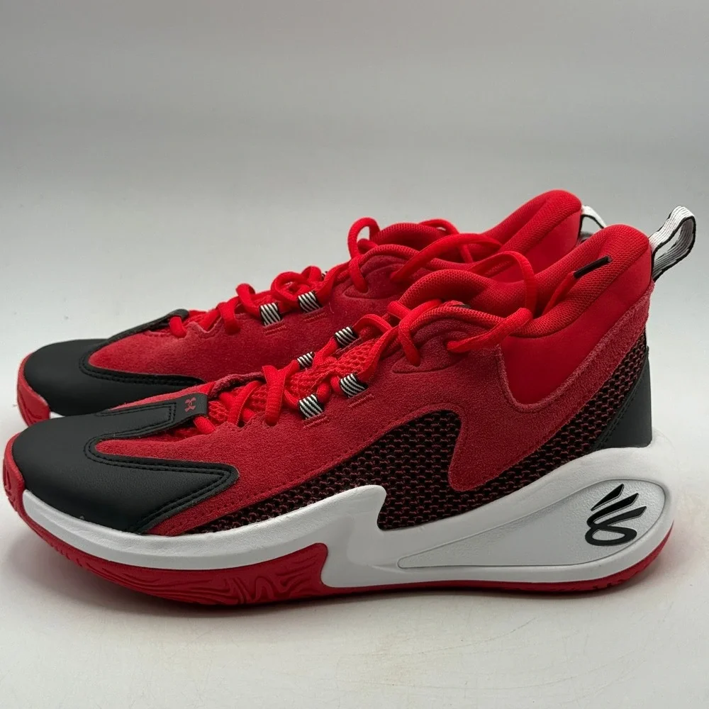 Under Armour GS Curry 3Z 25 SDE Shoes Kids Size 7Y Red Black 6001882-600